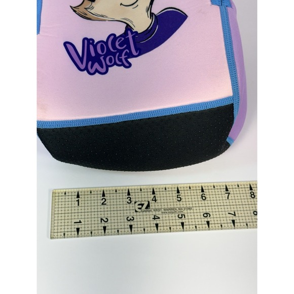 Great Wolf Lodge Violet Wolf Kids Backpack Purple 10x8" Vacation Go Bag Tech - Picture 10 of 11